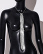 Metal Sequins Tie Music Festival Party