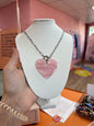 You've Got a Big Heart - Statement Acrylic Heart Charm Necklace
