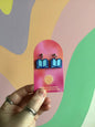 Single Open Book Earrings