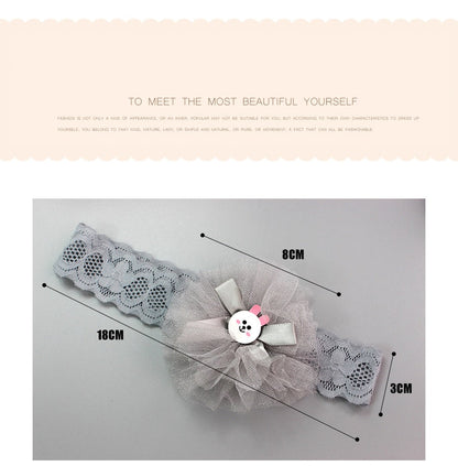 Flower Baby Girl Headband Socks Set Shoes With  Crown Bows Newborn Headbands For Girls Turban Baby Hair Accessories