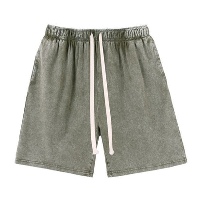 Casual Washed And Distressed Mens Shorts