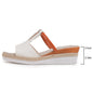 Plus Size Ethnic Wedge Sandals