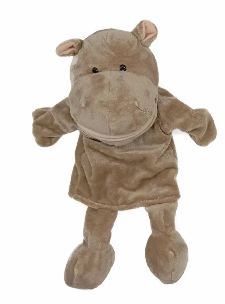 35cm Cartoon Animal Hand Puppet | Lion, Elephant, Pig Plush Toy for Interactive Play