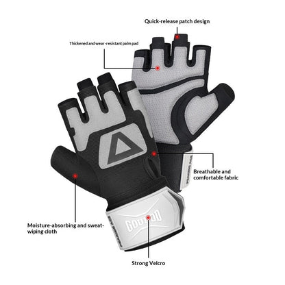 Half-finger Gloves For Cycling Sports And Outdoor Climbing