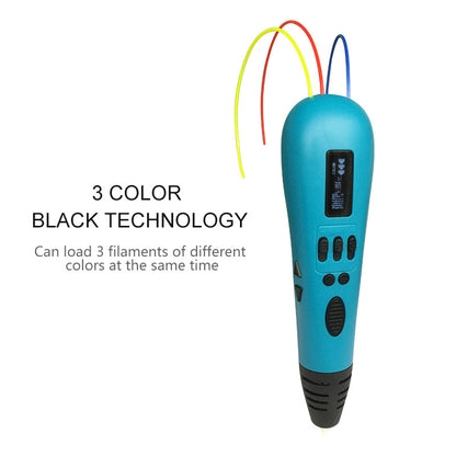 Luxury 3D Printing Pen - Creative DIY 3D Drawing Pen for Kids - Best Christmas Gift
