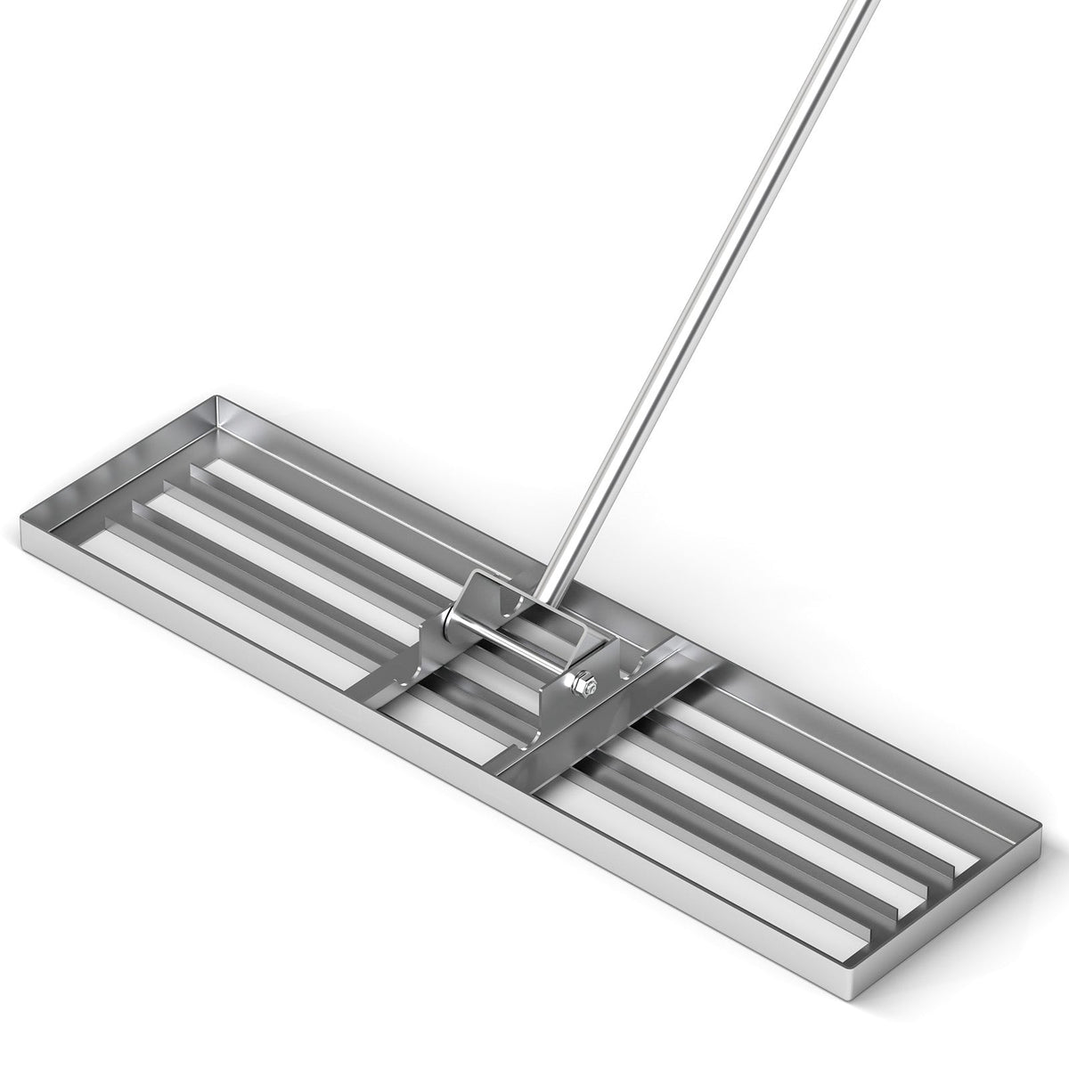 36 x 10 Inch Lawn Leveling Rake with Ergonomic Handle