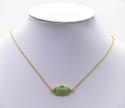 CZ Enamel Long Oval Charm, Sku#LY17