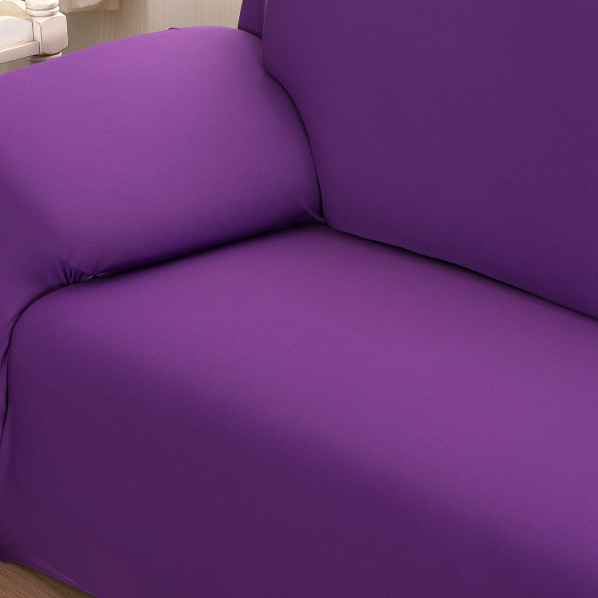 Printed Stretch Sofa Cover for 1-Seater - Slim Fit
