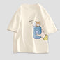 Mens Hong Kong Style Trendy Short Sleeve T Shirt For Summer