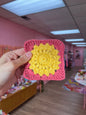Crochet Granny Square Coaster