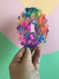Neon Sparkling Paint Outlet Covers