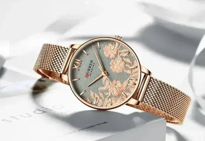 FUCHSIA Women's Watch (Model 551225) – Romantic Elegance Watch