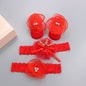 Flower Baby Girl Headband Socks Set Shoes With  Crown Bows Newborn Headbands For Girls Turban Baby Hair Accessories