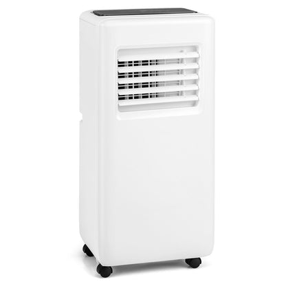 3-in-1 8000 BTU Portable Air Conditioner with Remote Control-White