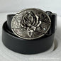 Smooth Buckle For Self-defense Trendy Punk-style Belt Buckle With A Distinctive Look