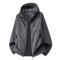 Mens Summer Hooded Sun-Protective Lightweight Jacket