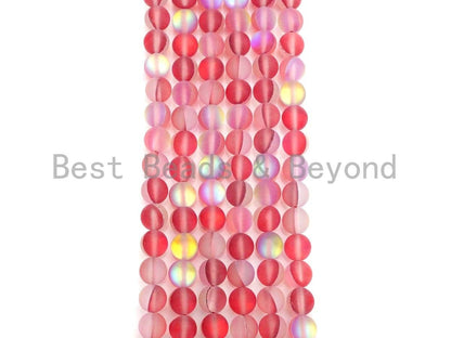 Matte Red Spectrolite Aura Quartz Matte, High Quality in Rou