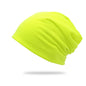 Solid-color Double-layer Pullover Beanie Thin Style