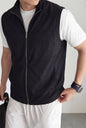 Mens Vest Sports Fashion Casual Jacket