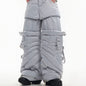 Men's Winter Casual Pants With Folded And Thickened Legs