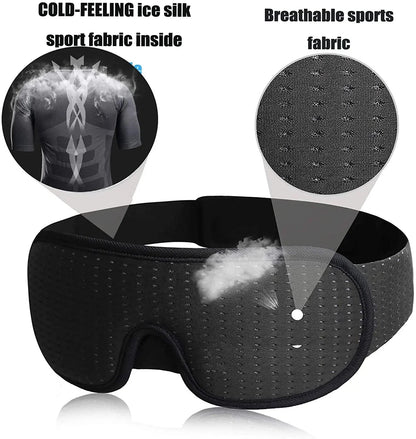 3D Sleep Eye Mask | Soft Padded Memory Foam Eyeshade
