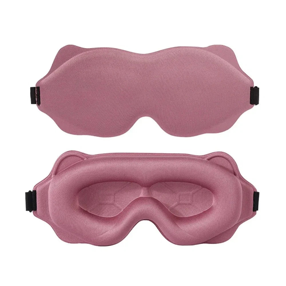 3D Sleeping Mask with Padded Light Blocking | Soft Ergonomic Eyeshade