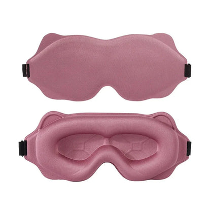 3D Sleeping Mask with Padded Light Blocking | Soft Ergonomic Eyeshade