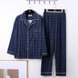 Mens Minimalist Long Sleeve Loungewear Pajamas
