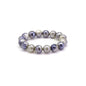 Mystic Gray Banded Agate Stretchy Bracelet, 8mm/10mm/12mm, SKU#EF400