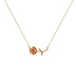 December Birth Flower 3D Pendant Necklace