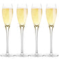 4-Pack: Bella Vino Standard Hand Blown Crystal Red/White Wine Glasses
