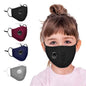 4-Pack: Children's Seamless Reusable Washable Face Mask Bandanas with Breathing Valve