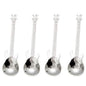 4-Piece: Guitar-Shaped Spoon Set