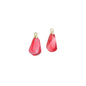 Gold Red Pomegranate Seed Charm Pendant,Sku#LK1250