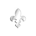 Grade 23 Titanium Fleur de Lis Dermal Top