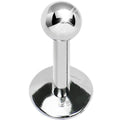18G 1/4 Internally Threaded 2.5mm Ball Labret