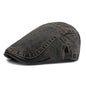Men's And Women's Universal Solid-color Stitching Design, Washable And Fashionable, Retro Style, Soft Top, Adjustable Beret. Suitable For Daily Casual Commuting And Outings.
