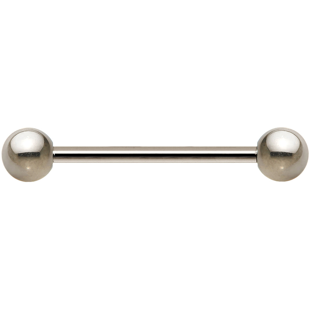 14G Grade 23 Solid Titanium Barbell 3/4 5mm