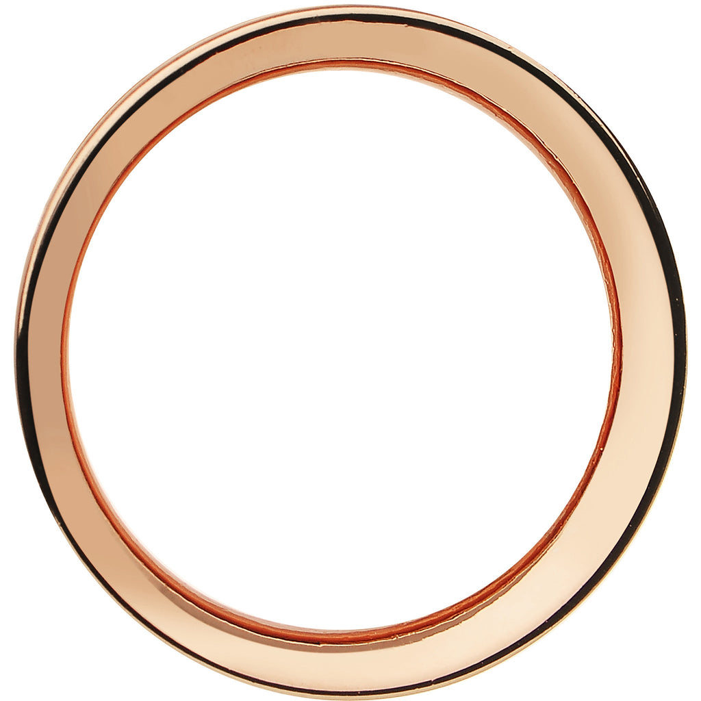 9/16 Double Flare Rose Gold Plated Hollow Tunnel Plug