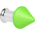 2G Green Neon Cone Stainless Steel Plug