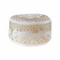 Mens Embroidered Solid-Color Striped Muslim Hat For Adults