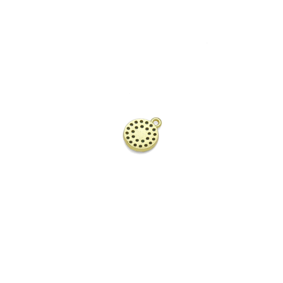 Cute Turquoise CZ Evil Eye Charm, Sku#A190
