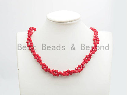 60 Extra Long Hand Knotted Crystal Necklace,Double Wrap Necklace, 5x8mm Rondelle Crystal Beads, SKU#D35