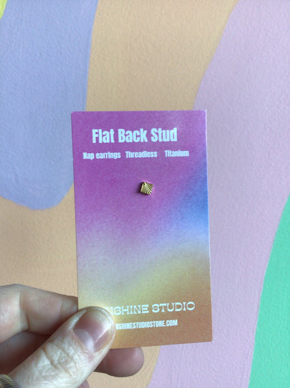 Diamond Ray Flat Back Stud