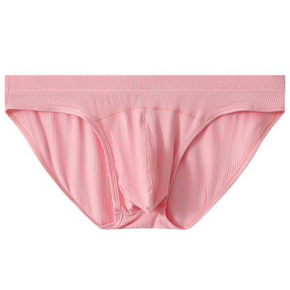 Men's Convex Low Waist Briefs Breathable Sexy Loose Pants