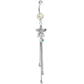 Aurora Gem Delightful Flowers Dangle Belly Ring