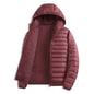 AutumnWinter Warm Hooded Loose-fit Windproof Sporty Casual Ribbed Top