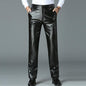 Springautumn Lightweight Cold-resistant  Straight-leg Plus-size Pants For Menwaterproof Windproof And Lined With Fleece