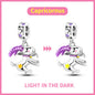 S925 Colorful Luminous Constellation Pendant