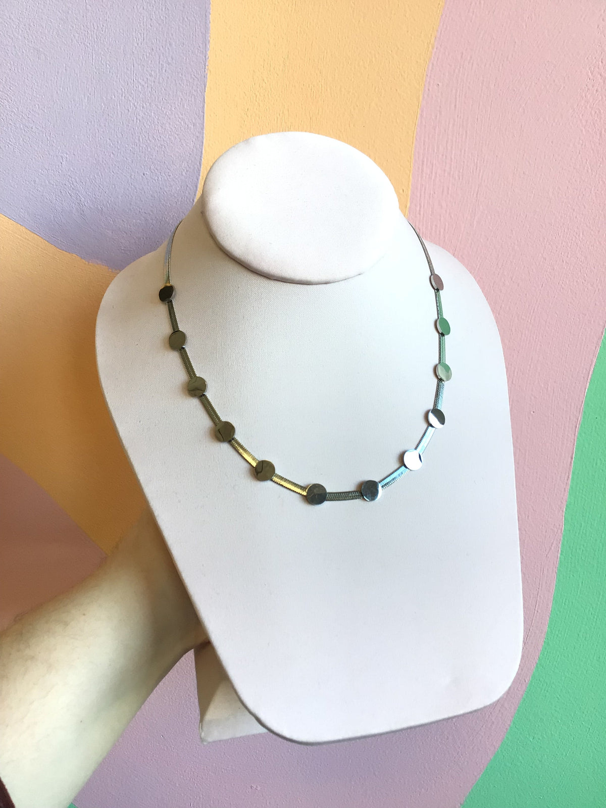 Flat Disc Stacker Titanium Chain